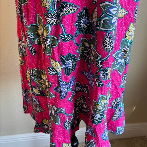 LOFT Pink Floral Dress - Picture 4 of 6